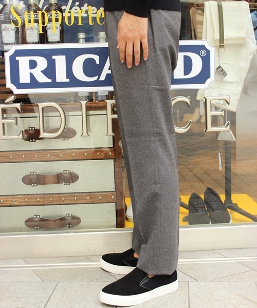 EDIFICE（エディフィス）の「◇サキソニーテパードﾞパンツ（スラックス・メンズ・グレー/ネイビー/ブラック・44/42/50/46/48）」の4枚目の写真