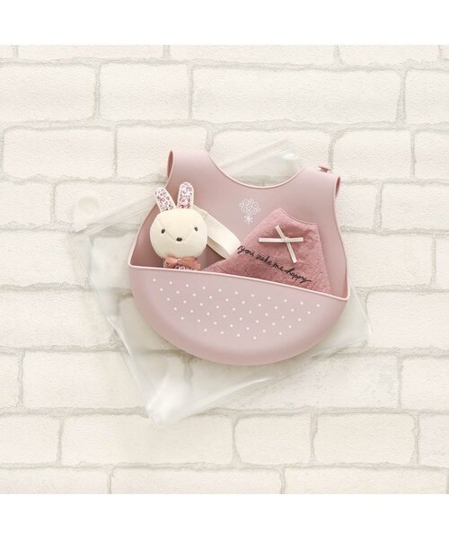 apres les cours（アプレレクール）の「■シリコンビブ（マグ/哺乳瓶/お食事グッズ・キッズ・ミント/ラベンダー・90）」の16枚目の写真