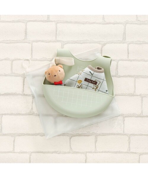 apres les cours（アプレレクール）の「■シリコンビブ（マグ/哺乳瓶/お食事グッズ・キッズ・ミント/ラベンダー・90）」の15枚目の写真