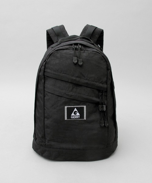 GERRY(ジェリー)の「【 GERRY / ジェリー 】 ワッシャー加工(シワ加工) ナイロン バックパック / 大容量(バックパック/リュック・メンズ・ブラック・FREE)」の10枚目の写真