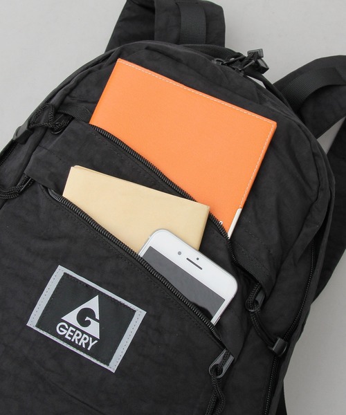 GERRY(ジェリー)の「【 GERRY / ジェリー 】 ワッシャー加工(シワ加工) ナイロン バックパック / 大容量(バックパック/リュック・メンズ・ブラック・FREE)」の16枚目の写真