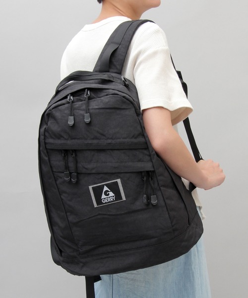 GERRY(ジェリー)の「【 GERRY / ジェリー 】 ワッシャー加工(シワ加工) ナイロン バックパック / 大容量(バックパック/リュック・メンズ・ブラック・FREE)」の22枚目の写真
