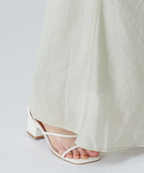 mystic（ミスティック）の「レイヤードキャミワンピース（ワンピース・レディース・ライトグレー/ブラック/グリーン/アイボリー・FREE）」の16枚目の写真