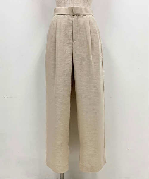 PICCIN(ピッチン)の「サイドスリット入りワイドパンツ(その他パンツ・レディース・キャメル/ベージュ/ネイビー・M/L)」の20枚目の写真