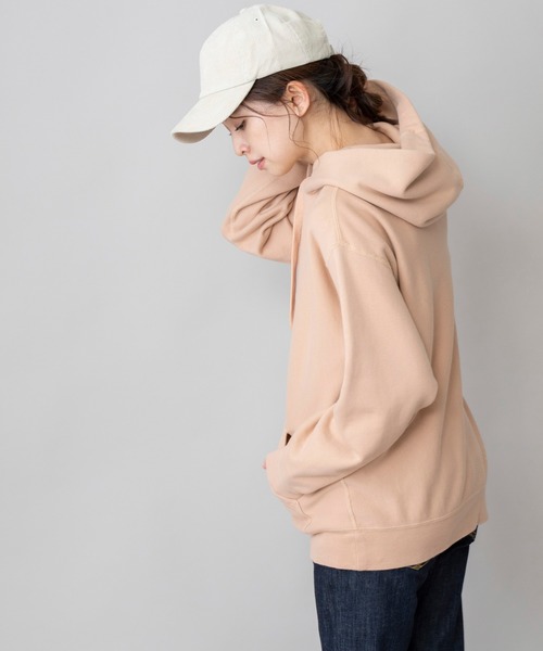 Munich（ミューニック）の「【Munich定番】バイオウォッシュフレンチテリープルオーバーフーディー（パーカー・レディース・ミント/ブラック/クリーム/霜降りグレー/ピンク・FREE）」の18枚目の写真