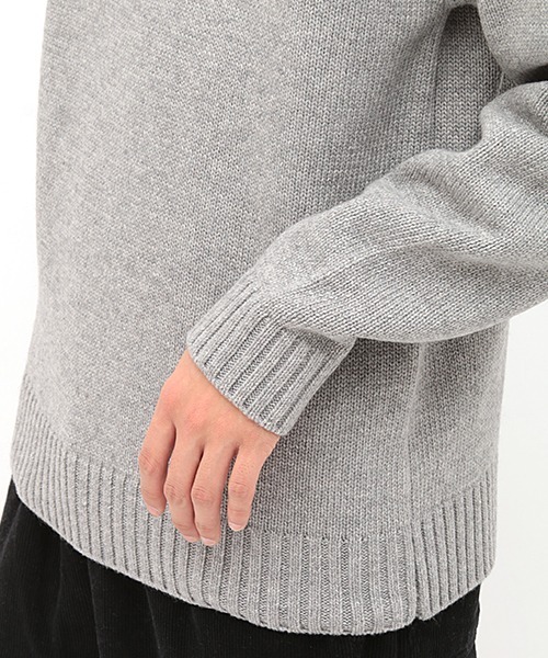 チチカカ（チチカカ）の「MIX ニットプルオーバー（ニット/セーター・メンズ・ベージュ/グレー・MEDIUM/LARGE）」の8枚目の写真