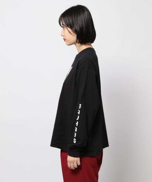 PAGEBOY（ページボーイ）の「BAUHAUSロンT /プリントロンT（Tシャツ/カットソー・レディース・ブラック/オフホワイト・FREE）」の4枚目の写真