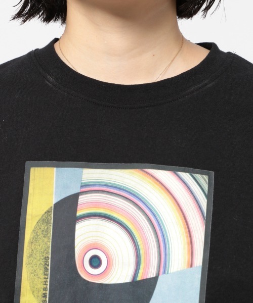 PAGEBOY（ページボーイ）の「BAUHAUSロンT /プリントロンT（Tシャツ/カットソー・レディース・ブラック/オフホワイト・FREE）」の3枚目の写真
