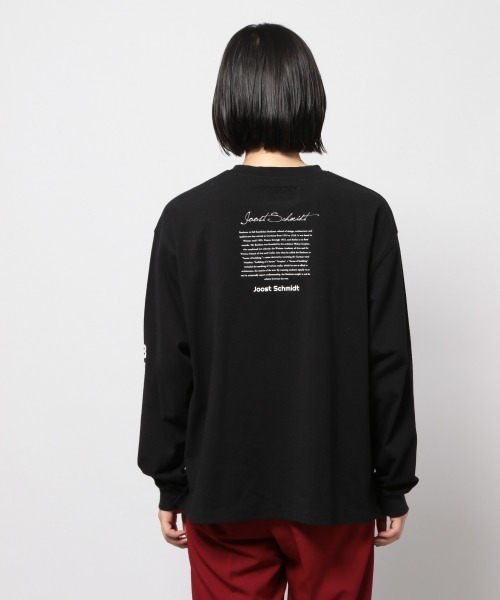 PAGEBOY（ページボーイ）の「BAUHAUSロンT /プリントロンT（Tシャツ/カットソー・レディース・ブラック/オフホワイト・FREE）」の12枚目の写真