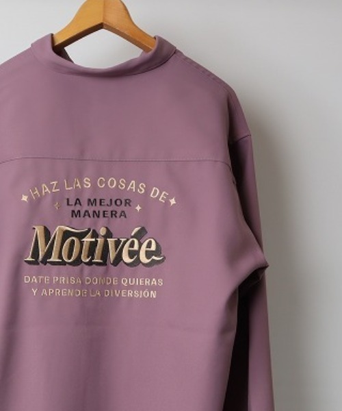 バック刺繍 イラスト アート グラフィック オーバーサイズシャツ