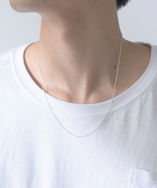 SETUP7(セットアップセブン)の「【SETUP7】シルバーチェーンネックレス 235S-WE NKS(ネックレス・メンズ・シルバー・FREE/50)」の2枚目の写真