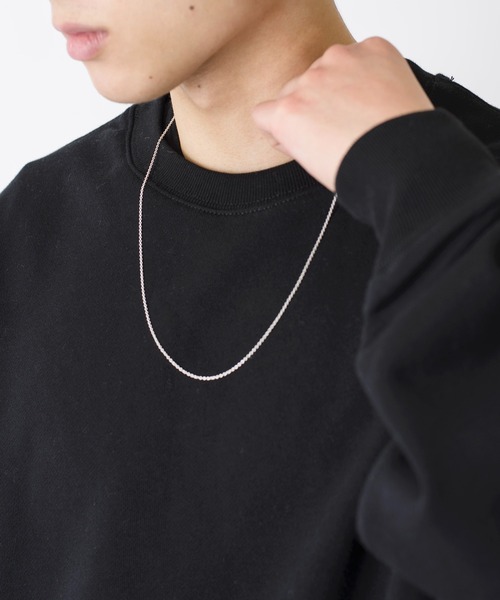 SETUP7(セットアップセブン)の「【SETUP7】シルバーチェーンネックレス 235S-WE NKS(ネックレス・メンズ・シルバー・FREE/50)」の4枚目の写真