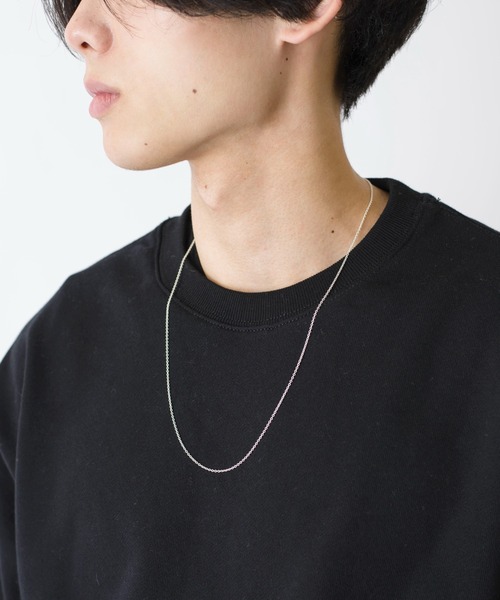 SETUP7(セットアップセブン)の「【SETUP7】シルバーチェーンネックレス 235S-WE NKS(ネックレス・メンズ・シルバー・FREE/50)」の5枚目の写真