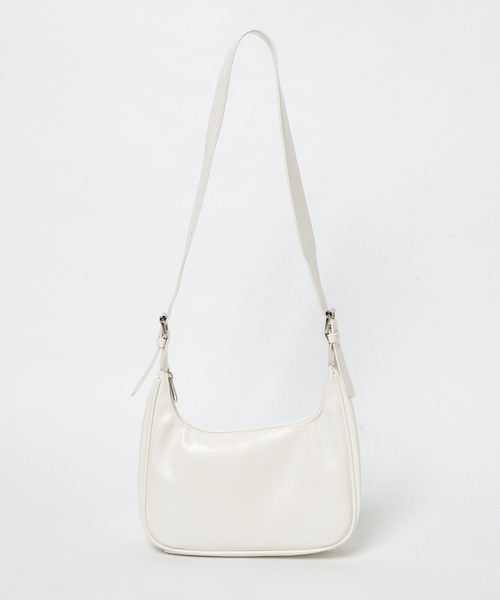 WEGO（ウィゴー）の「WEGO/サドルショルダーバッグ（ショルダーバッグ・レディース・その他1/ホワイト/ブラック・FREE）」の7枚目の写真