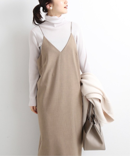 【新品未使用】 IÉNA P/VISメランジキャミソールワンピース IENA（イエナ）の「P/VISメランジキャミワンピース