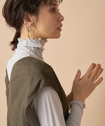 un dix cors（アンディコール）の「【今季マストアイテム】シアーコットンリブカットソー（ミドル丈）（Tシャツ/カットソー）」