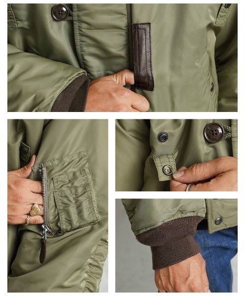 WAIPER.inc ワイパーインク N-2 フライトジャケット テストサンプル WAIPER.incワイパー再現品米軍U.S.A.F.