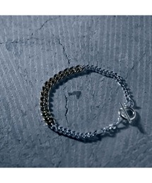 YArKA ヤーカ 喜平 フィガロ ブレスレット シルバー 925 YArKA/ヤーカ】silver925 thick big flat & flat & figala chain