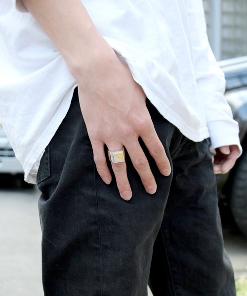Ayler(アイラー)の「【Ayler】 Square Plate RING Ay-009(リング・メンズ・シルバー・13号/17号/19号)」の10枚目の写真