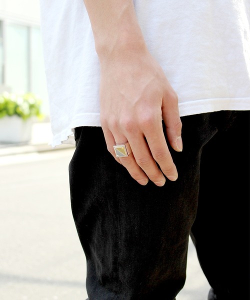Ayler(アイラー)の「【Ayler】 Square Plate RING Ay-009(リング・メンズ・シルバー・13号/17号/19号)」の11枚目の写真
