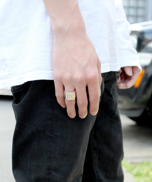 Ayler(アイラー)の「【Ayler】 Square Plate RING Ay-009(リング・メンズ・シルバー・13号/17号/19号)」の12枚目の写真