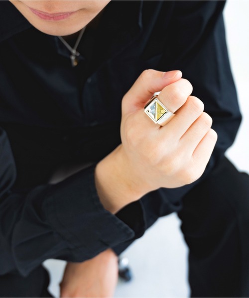 Ayler(アイラー)の「【Ayler】 Square Plate RING Ay-009(リング・メンズ・シルバー・13号/17号/19号)」の17枚目の写真