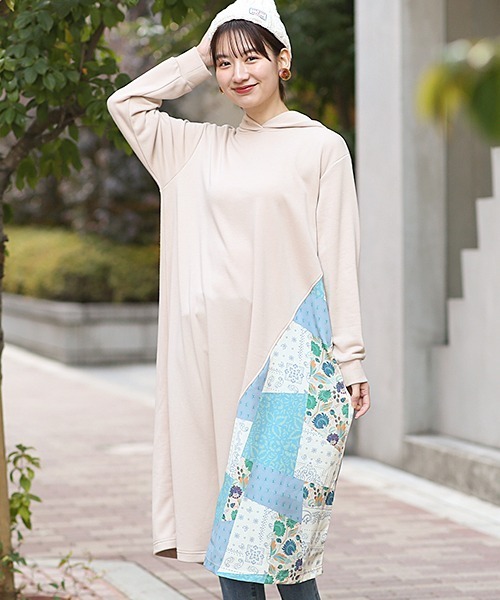 セール パッチワークプリントコンビワンピース ワンピース チチカカ チチカカ のファッション通販 Zozotown