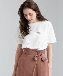 green label relaxing | SC プリント クルーネック Tシャツ(Tシャツ/カットソー)