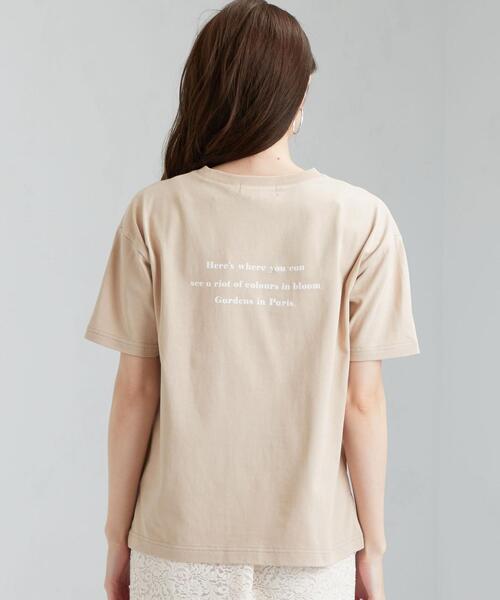 green label relaxing（グリーンレーベルリラクシング）の「SC プリント クルーネック Tシャツ（Tシャツ/カットソー・レディース・ホワイト/ブラック/ベージュ/その他2/その他1/その他3・FREE）」の18枚目の写真