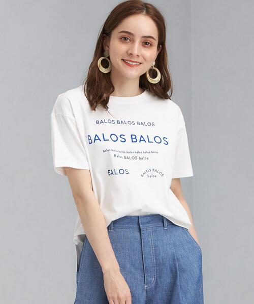 green label relaxing（グリーンレーベルリラクシング）の「SC プリント クルーネック Tシャツ（Tシャツ/カットソー・レディース・ホワイト/ブラック/ベージュ/その他2/その他1/その他3・FREE）」の22枚目の写真