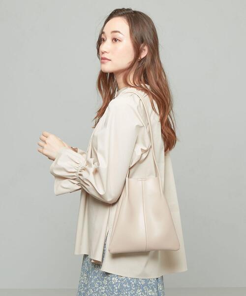 closet story（クローゼットストーリー）の「＜closet story＞ FL トライアングル ショルダーバッグ（ショルダーバッグ・レディース・ブラック/ベージュ・FREE）」の9枚目の写真