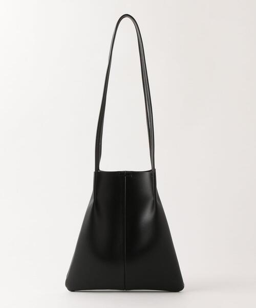 closet story（クローゼットストーリー）の「＜closet story＞ FL トライアングル ショルダーバッグ（ショルダーバッグ・レディース・ブラック/ベージュ・FREE）」の5枚目の写真