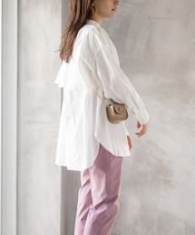 White Collection | 再入荷！ZOZOTOWN限定アイテム！【2021SS新作】 ヨークティアードデザインシャツブラウス(シャツ/ブラウス)