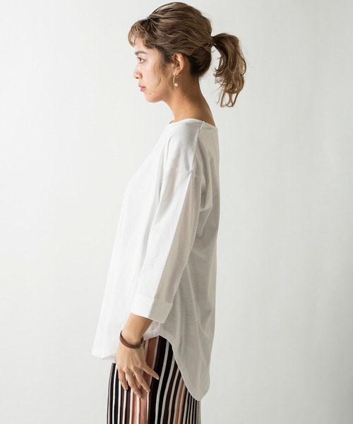 MILLION CARATS(ミリオンカラッツ)の「【WEB限定】レイヤードニットベストブラウス(ニット/セーター・レディース・ブラック/ベージュ・FREE)」の17枚目の写真