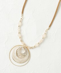 SHOO・LA・RUE | トリプル月の輪ネックレス(ネックレス)