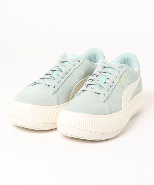 RASVOA（ラスボア）の「【PUMA／プーマ】スウェード マユ（スニーカー・レディース・ベージュ/ブルー・M/L）」の9枚目の写真