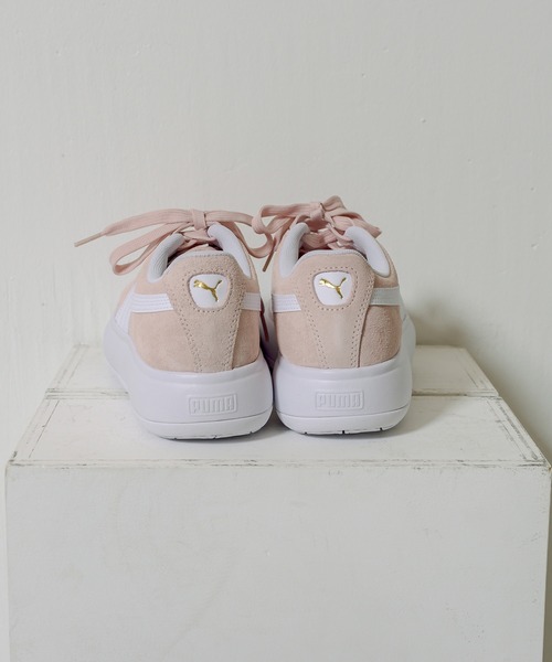 RASVOA（ラスボア）の「【PUMA／プーマ】スウェード マユ（スニーカー・レディース・ベージュ/ブルー・M/L）」の5枚目の写真