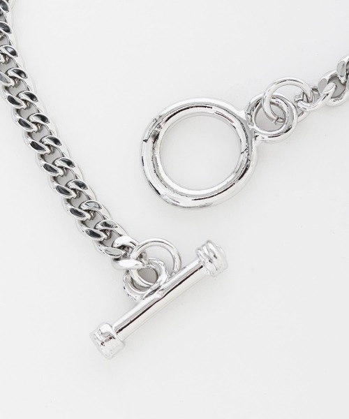 SENSE OF PLACE by URBAN RESEARCH(センスオブプレイスバイアーバンリサーチ)の「チェーンネックレス(その他・メンズ・シルバー・ONE)」の3枚目の写真