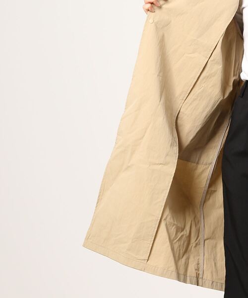 MANASTASH（マナスタッシュ）の「MANASTASH/マナスタッシュ　W-s WORK FIELD COAT　ワークフィールドコート（ステンカラーコート・レディース・ベージュ・MEDIUM）」の3枚目の写真