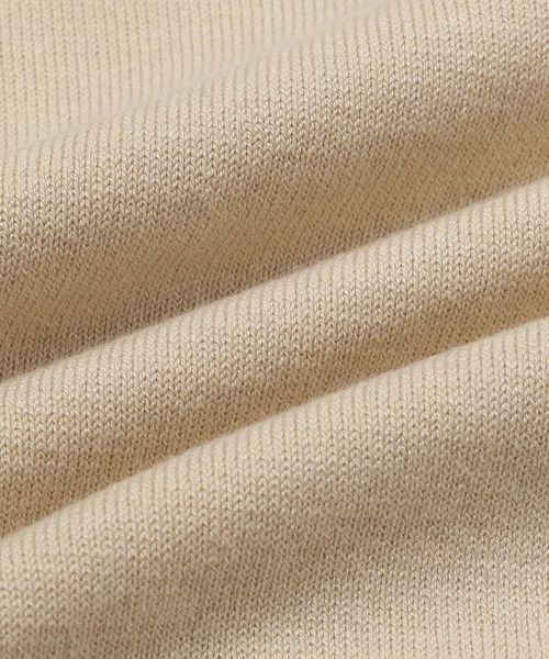 ADAM ET ROPE'(アダムエロペ)の「コットンシルクニットT(Tシャツ/カットソー・レディース・スミクロ/ベージュ系その他/ライトグリーン・FREE)」の12枚目の写真
