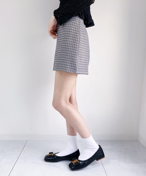 Loueme(ルエム)の「サマーチェックミニスカパン(スカート・レディース・ブラック/ホワイト/その他1・M)」の19枚目の写真