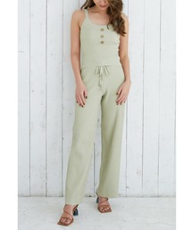 ALEXIA STAM | Cozy Wide Rib Knit Pants/コージーワイドリブニットパンツ(その他パンツ)