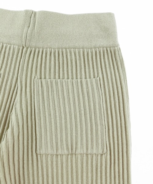 最新発見 STAM（アリシアスタン）の「Cozy ALEXIA Wide Pants Knit Rib パンツ
