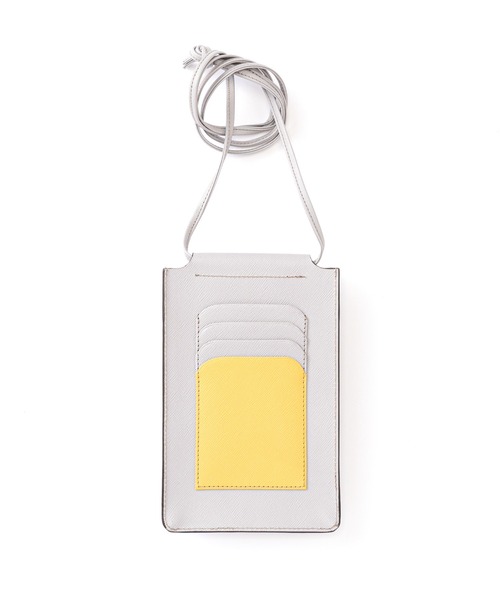 russet（ラシット）の「バイカラーレザーフォンショルダー(SO-323)（ショルダーバッグ・レディース・ベージュ/アイボリー/グレー・FREE）」の10枚目の写真