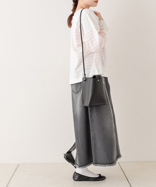 PUAL CE CIN（ピュアルセシン）の「【WEB限定】デニムマーメイドスカート（デニムスカート・レディース・ブラック/インディゴブルー・FREE）」の20枚目の写真