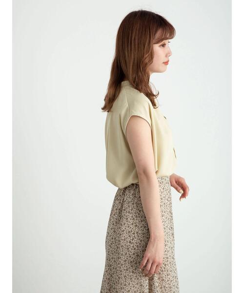 えみおわす 麻ノースリーブシャツ arts&science えみおわす 麻