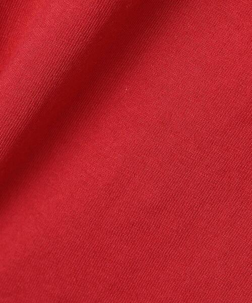 green label relaxing(グリーンレーベルリラクシング)の「【キッズ】カレッジロゴ フリル プルオーバー(Tシャツ/カットソー・キッズ・レッド/オフホワイト/グレー・105/115/135/125)」の6枚目の写真