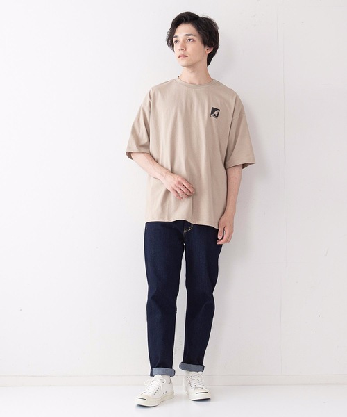 KANGOL(カンゴール)の「【KANGOL/カンゴール】ペイズリーバックプリント ワンポイントブランドロゴ ビッグシルエットTシャツ(Tシャツ/カットソー・メンズ・ブラック/ベージュ/ホワイト・X-LARGE/LARGE/MEDIUM)」の16枚目の写真