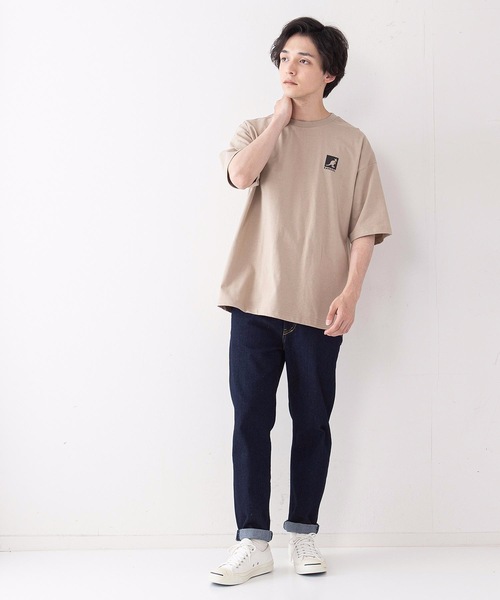 KANGOL(カンゴール)の「【KANGOL/カンゴール】ペイズリーバックプリント ワンポイントブランドロゴ ビッグシルエットTシャツ(Tシャツ/カットソー・メンズ・ブラック/ベージュ/ホワイト・X-LARGE/LARGE/MEDIUM)」の17枚目の写真