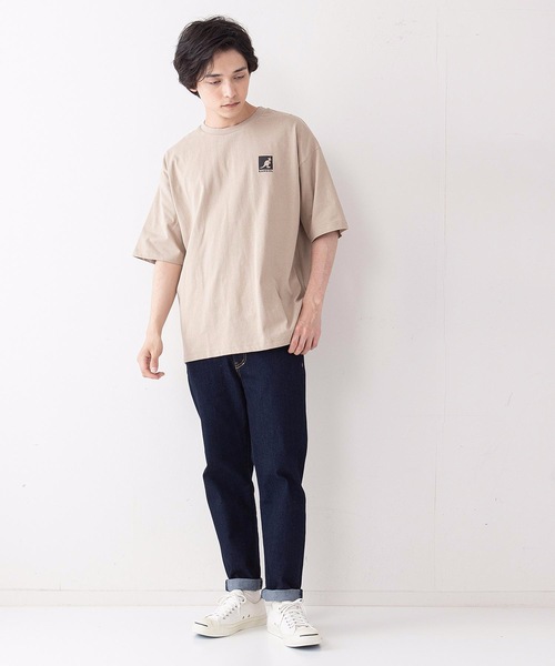 KANGOL(カンゴール)の「【KANGOL/カンゴール】ペイズリーバックプリント ワンポイントブランドロゴ ビッグシルエットTシャツ(Tシャツ/カットソー・メンズ・ブラック/ベージュ/ホワイト・X-LARGE/LARGE/MEDIUM)」の18枚目の写真